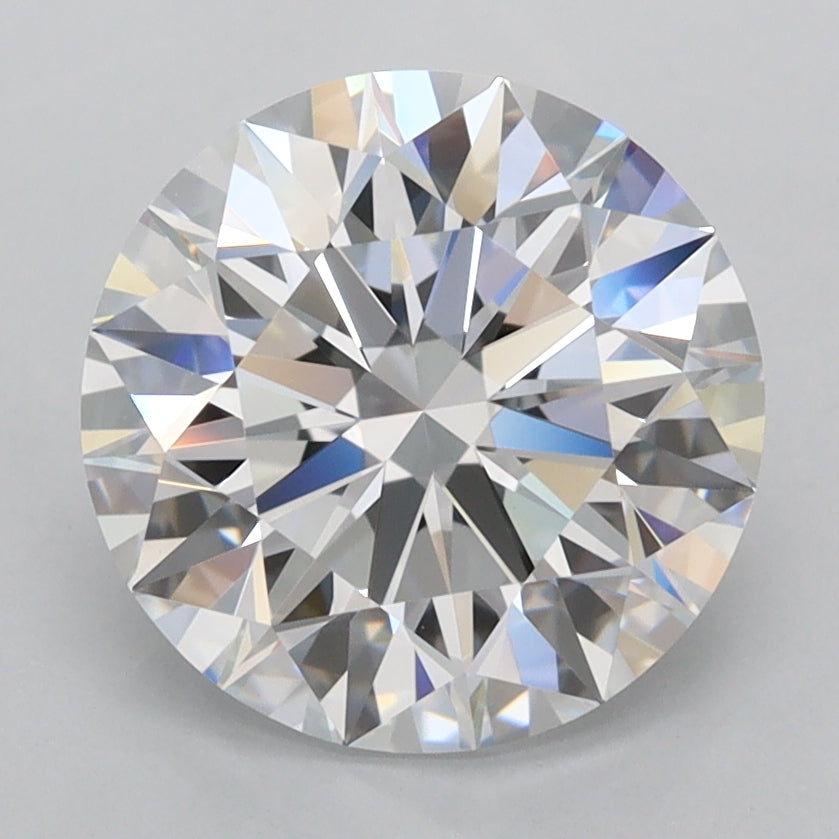 3.04 Carat Round Shaped, Ideal Cut, D Color, FL Clarity, IGI Certified Lab Grown Diamond