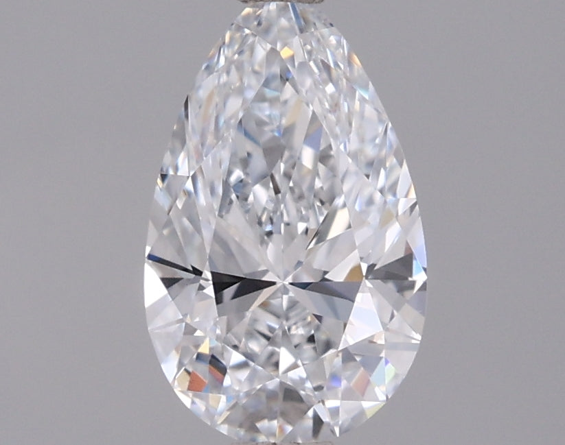 0.91 Carat Pear Shaped, Excellent Cut, E Color, VS1 Clarity, IGI Certified Lab Grown Diamond