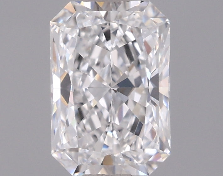 0.83 Carat Radiant Shaped, Ideal Cut, D Color, VVS1 Clarity, IGI Certified Lab Grown Diamond