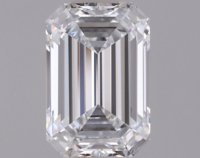 0.96 Carat Emerald Shaped, Ideal Cut, D Color, VVS1 Clarity, IGI Certified Lab Grown Diamond