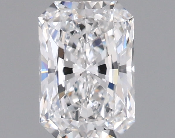 0.90 Carat Radiant Shaped, Ideal Cut, D Color, VVS1 Clarity, IGI Certified Lab Grown Diamond