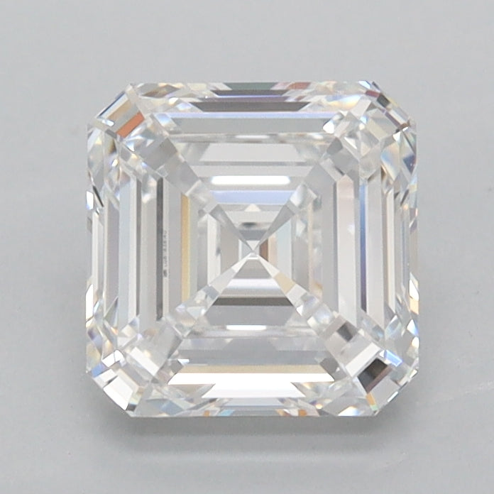 1.49 Carat Asscher Shaped, Ideal Cut, D Color, VVS1 Clarity, IGI Certified Lab Grown Diamond