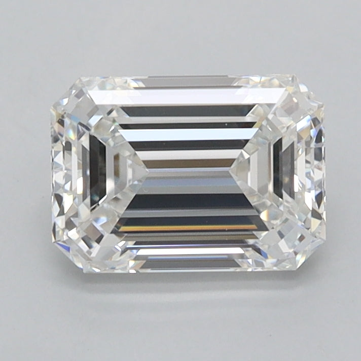 1.51 Carat Emerald Shaped, Ideal Cut, D Color, FL Clarity, IGI Certified Lab Grown Diamond