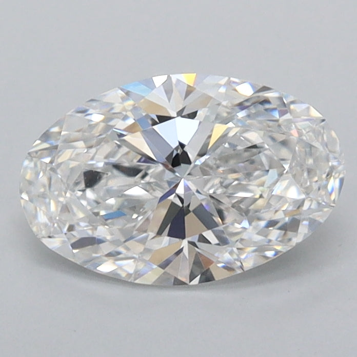 1.05 Carat Oval Shaped, Ideal Cut, D Color, FL Clarity, IGI Certified Lab Grown Diamond