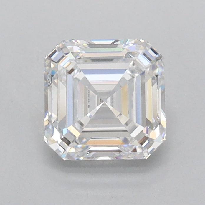 1.01 Carat Asscher Shaped, Ideal Cut, D Color, FL Clarity, IGI Certified Lab Grown Diamond