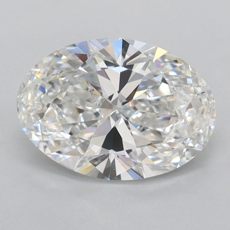 1.46 Carat Oval Shaped, Ideal Cut, D Color, FL Clarity, IGI Certified Lab Grown Diamond