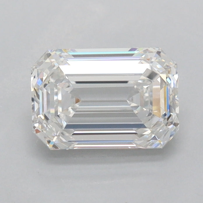 1.02 Carat Emerald Shaped, Ideal Cut, E Color, FL Clarity, IGI Certified Lab Grown Diamond