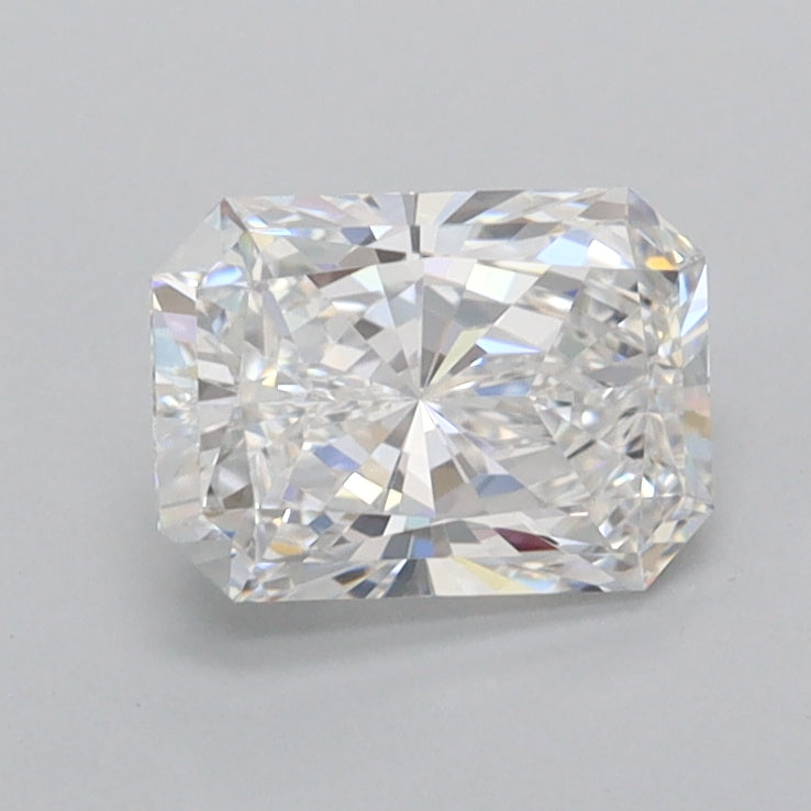 1.02 Carat Radiant Shaped, Ideal Cut, D Color, FL Clarity, IGI Certified Lab Grown Diamond