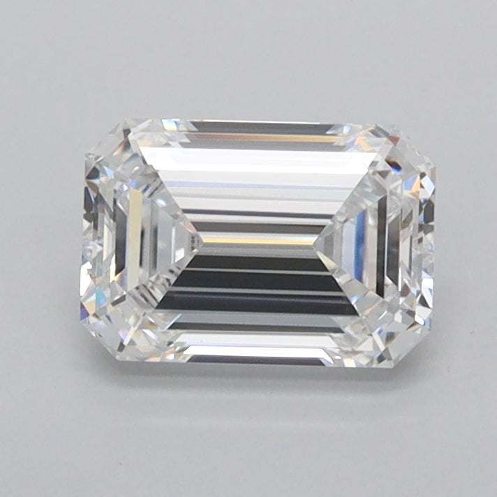1.02 Carat Emerald Shaped, Ideal Cut, D Color, FL Clarity, IGI Certified Lab Grown Diamond