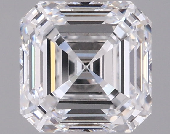 1.52 Carat Asscher Shaped, Ideal Cut, D Color, VVS1 Clarity, IGI Certified Lab Grown Diamond