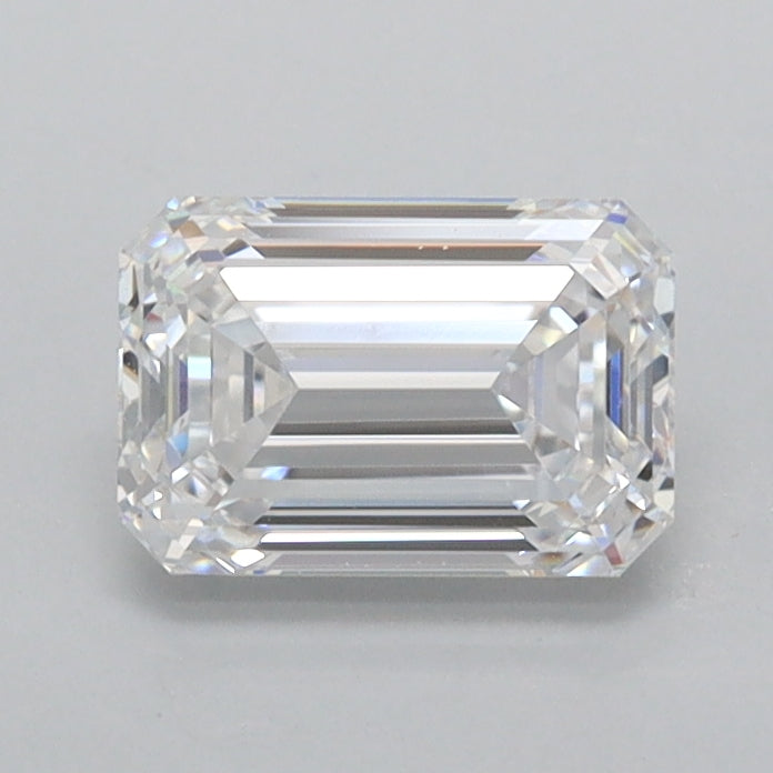 1.03 Carat Emerald Shaped, Ideal Cut, D Color, FL Clarity, IGI Certified Lab Grown Diamond