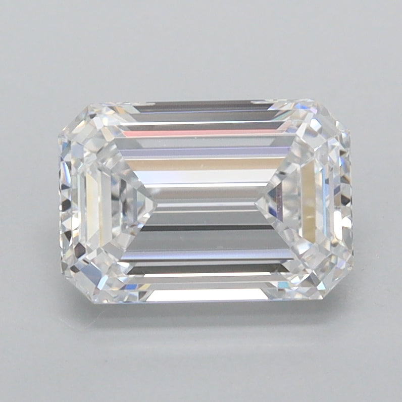 1.48 Carat Emerald Shaped, Ideal Cut, D Color, FL Clarity, IGI Certified Lab Grown Diamond