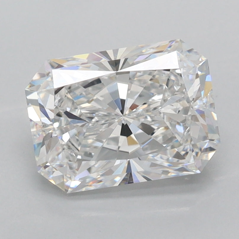 2.01 Carat Radiant Shaped, Excellent Cut, E Color, VVS1 Clarity, IGI Certified Lab Grown Diamond