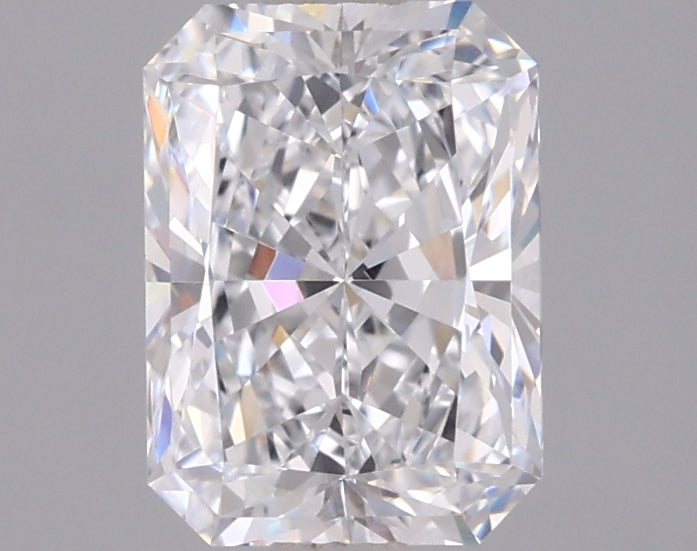 1.45 Carat Radiant Shaped, Ideal Cut, D Color, VVS1 Clarity, IGI Certified Lab Grown Diamond