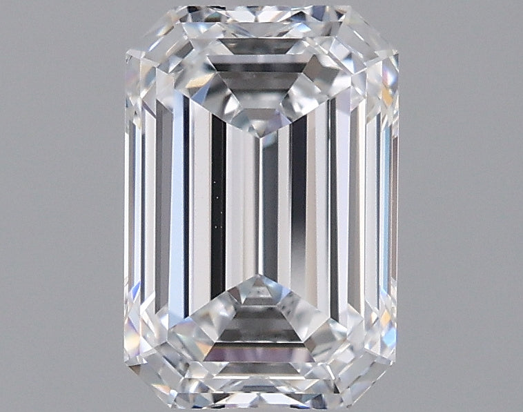 1.46 Carat Emerald Shaped, Ideal Cut, D Color, VVS1 Clarity, IGI Certified Lab Grown Diamond