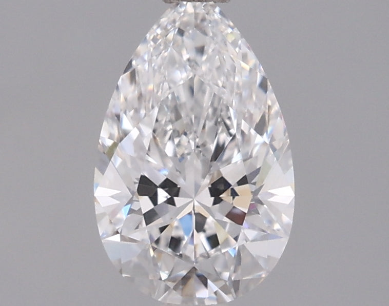 0.97 Carat Pear Shaped, Ideal Cut, D Color, VVS2 Clarity, IGI Certified Lab Grown Diamond