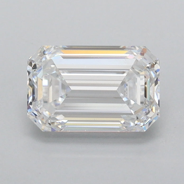 0.96 Carat Emerald Shaped, Ideal Cut, D Color, IF Clarity, IGI Certified Lab Grown Diamond