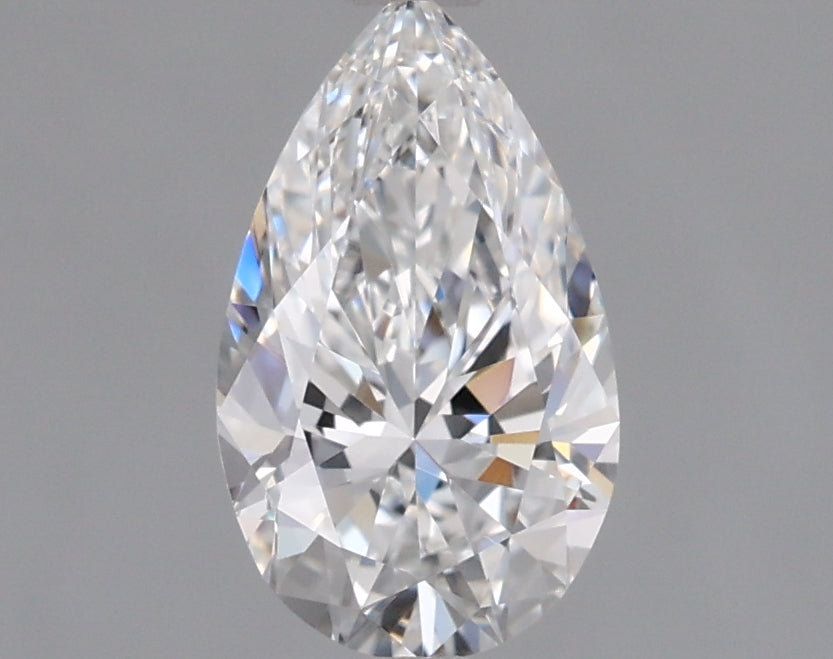 0.92 Carat Pear Shaped, Ideal Cut, E Color, VVS2 Clarity, IGI Certified Lab Grown Diamond