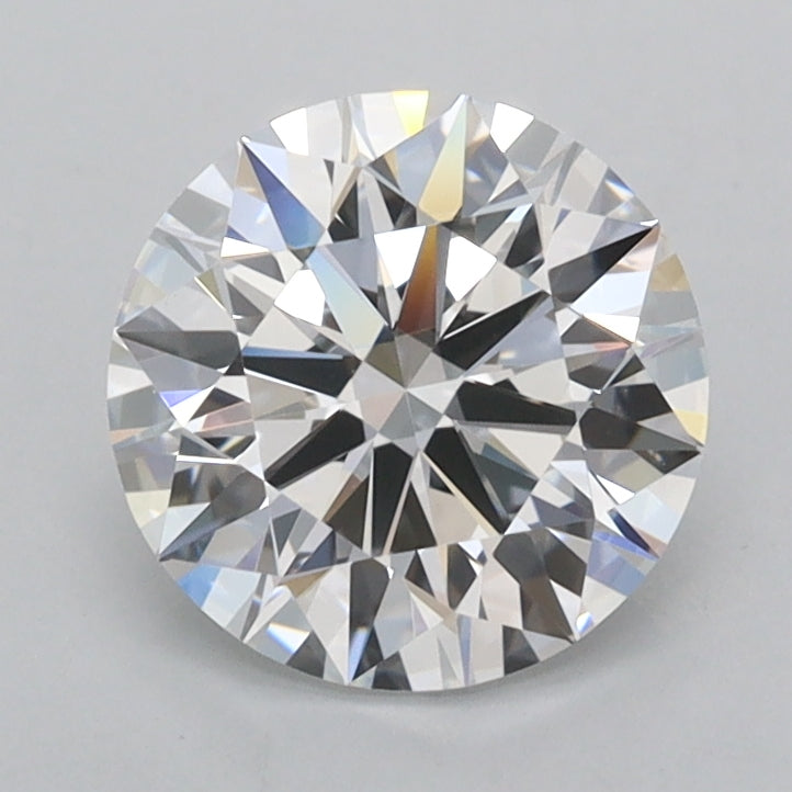 1.54 Carat Round Shaped, Ideal Cut, D Color, FL Clarity, IGI Certified Lab Grown Diamond