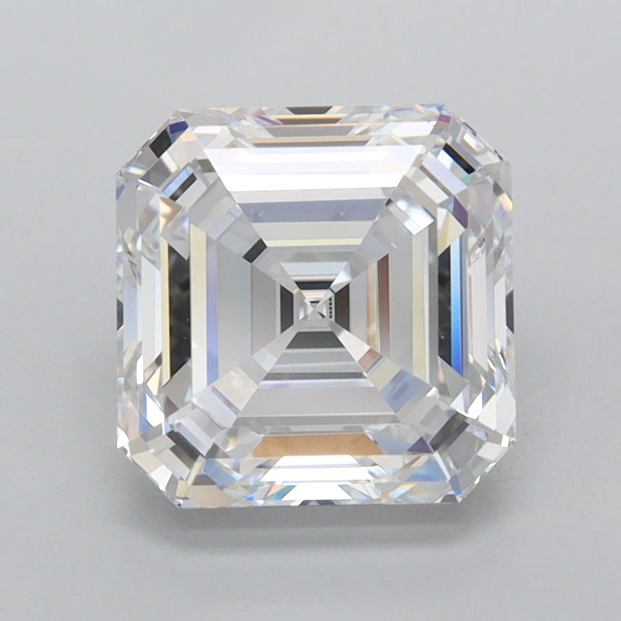 2.90 Carat Asscher Shaped, Ideal Cut, D Color, FL Clarity, IGI Certified Lab Grown Diamond