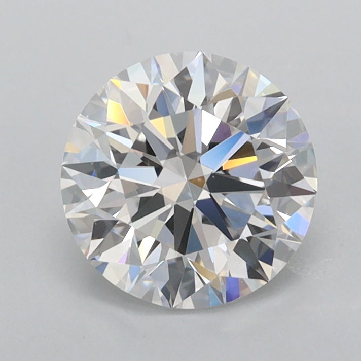 1.24 Carat Round Shaped, Ideal Cut, D Color, FL Clarity, IGI Certified Lab Grown Diamond
