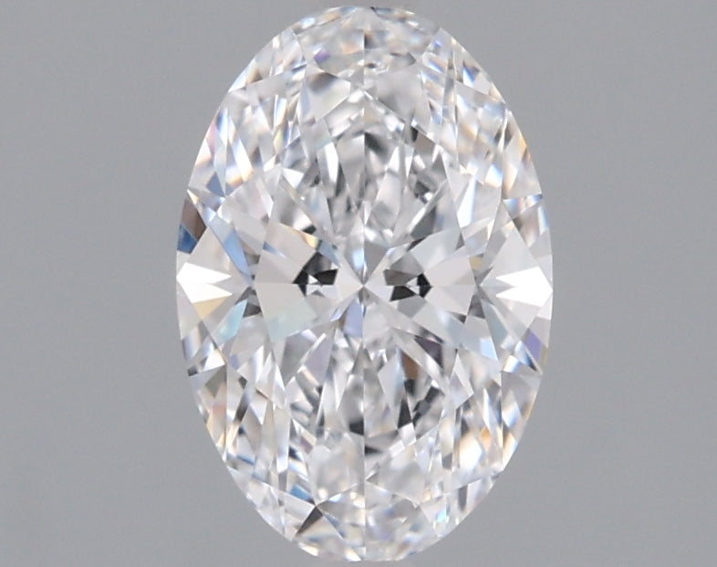 0.97 Carat Oval Shaped, Ideal Cut, D Color, VVS2 Clarity, IGI Certified Lab Grown Diamond