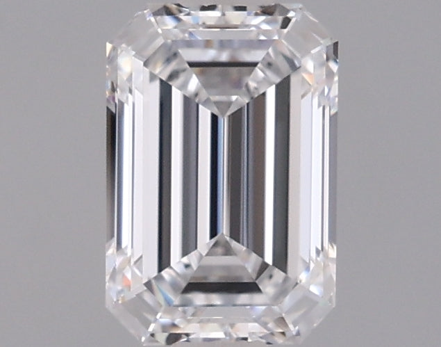 0.95 Carat Emerald Shaped, Ideal Cut, D Color, VVS1 Clarity, IGI Certified Lab Grown Diamond