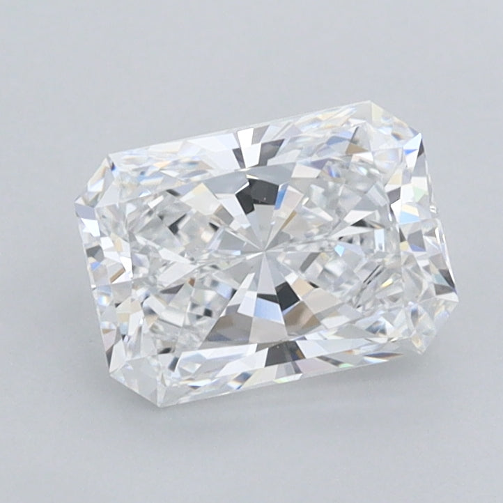1.02 Carat Radiant Shaped, Ideal Cut, D Color, IF Clarity, IGI Certified Lab Grown Diamond
