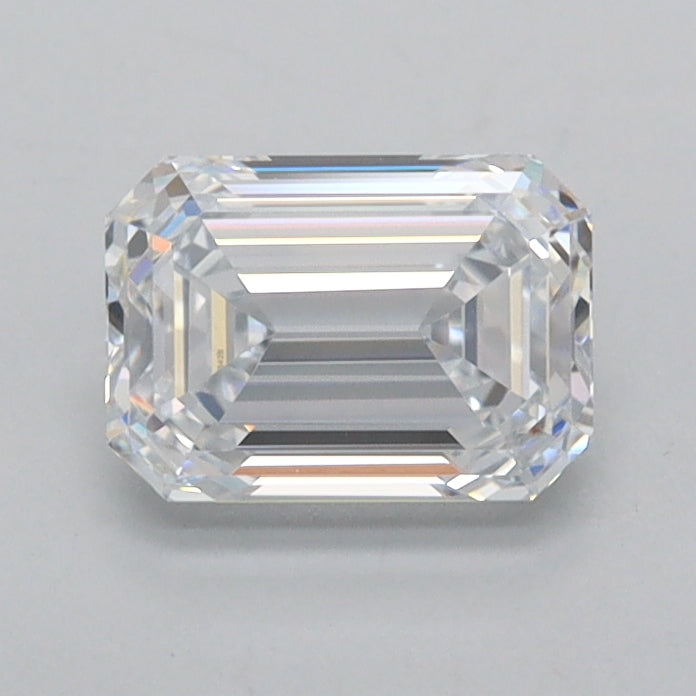 1.01 Carat Emerald Shaped, Ideal Cut, E Color, FL Clarity, IGI Certified Lab Grown Diamond