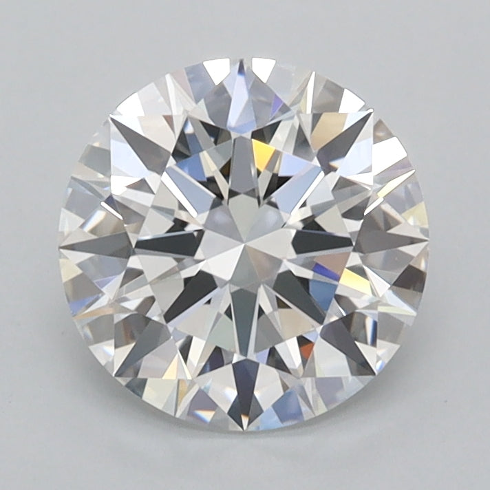 1.57 Carat Round Shaped, Ideal Cut, D Color, FL Clarity, IGI Certified Lab Grown Diamond