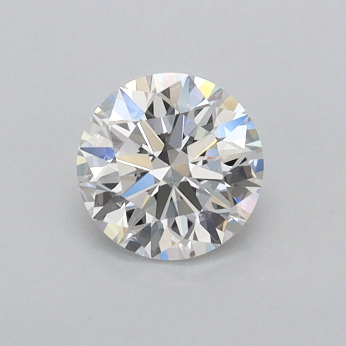 0.52 Carat Round Shaped, Ideal Cut, D Color, FL Clarity, IGI Certified Lab Grown Diamond