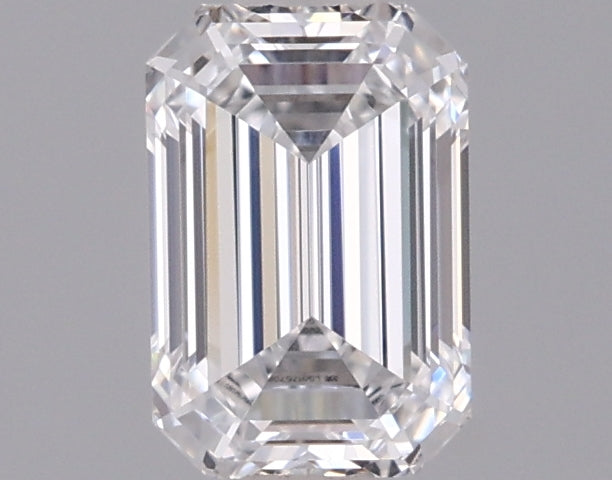 0.95 Carat Emerald Shaped, Ideal Cut, D Color, VVS1 Clarity, IGI Certified Lab Grown Diamond