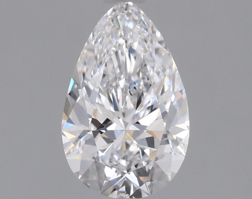 0.98 Carat Pear Shaped, Ideal Cut, D Color, VVS1 Clarity, IGI Certified Lab Grown Diamond