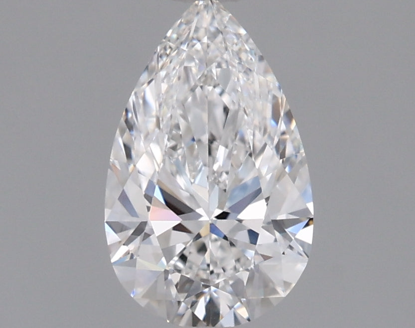 0.96 Carat Pear Shaped, Ideal Cut, D Color, VVS1 Clarity, IGI Certified Lab Grown Diamond