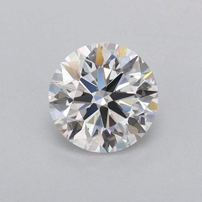 0.53 Carat Round Shaped, Excellent Cut, D Color, VVS2 Clarity, IGI Certified Lab Grown Diamond
