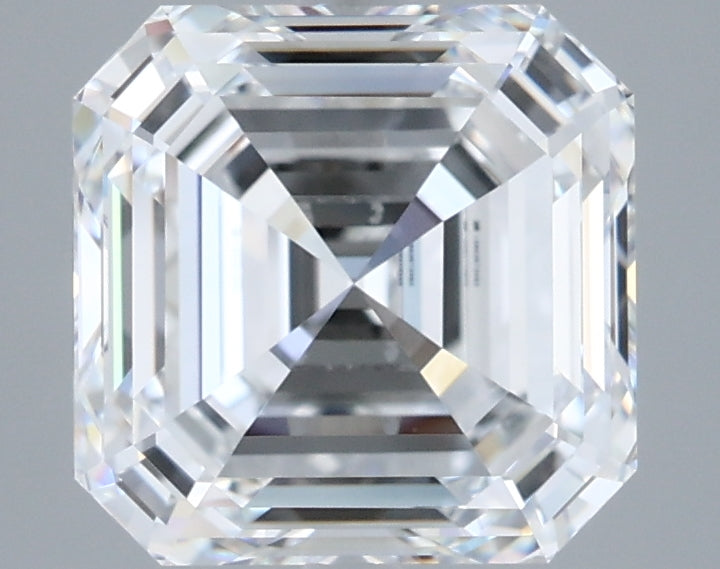 3.45 Carat Asscher Shaped, Excellent Cut, E Color, VVS1 Clarity, IGI Certified Lab Grown Diamond
