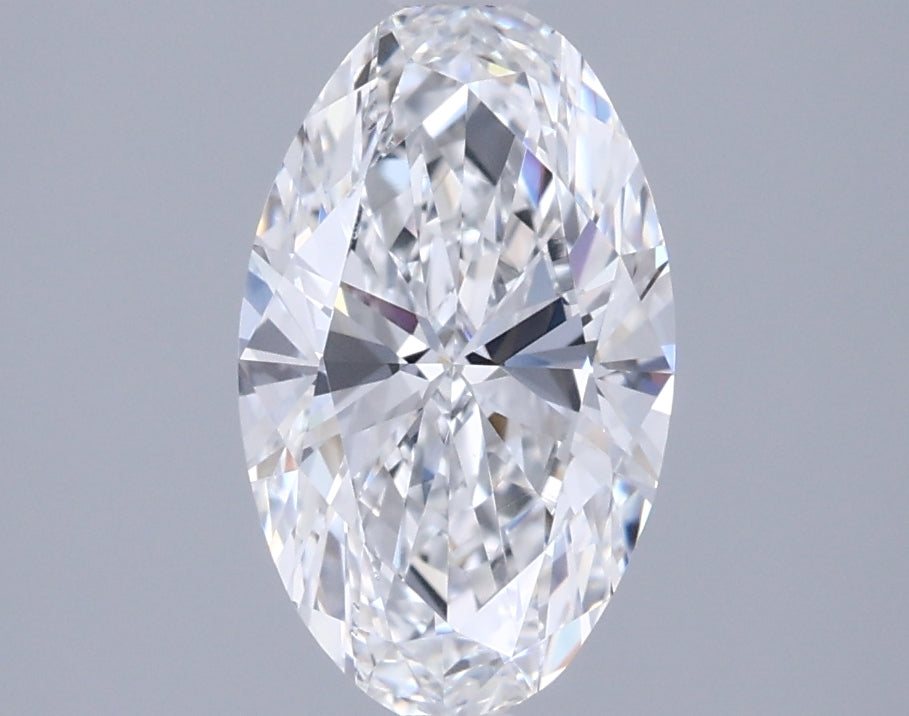 1.49 Carat Oval Shaped, Ideal Cut, D Color, IF Clarity, IGI Certified Lab Grown Diamond