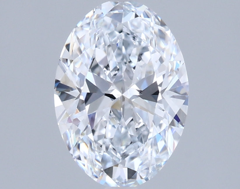 1.23 Carat Oval Shaped, Ideal Cut, E Color, IF Clarity, IGI Certified Lab Grown Diamond