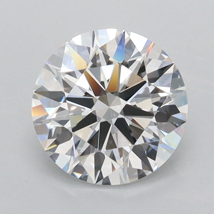 1.36 Carat Round Shaped, Ideal Cut, D Color, FL Clarity, IGI Certified Lab Grown Diamond