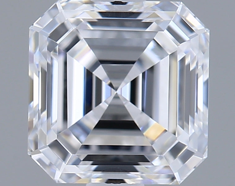 1.04 Carat Asscher Shaped, Ideal Cut, E Color, VVS1 Clarity, IGI Certified Lab Grown Diamond
