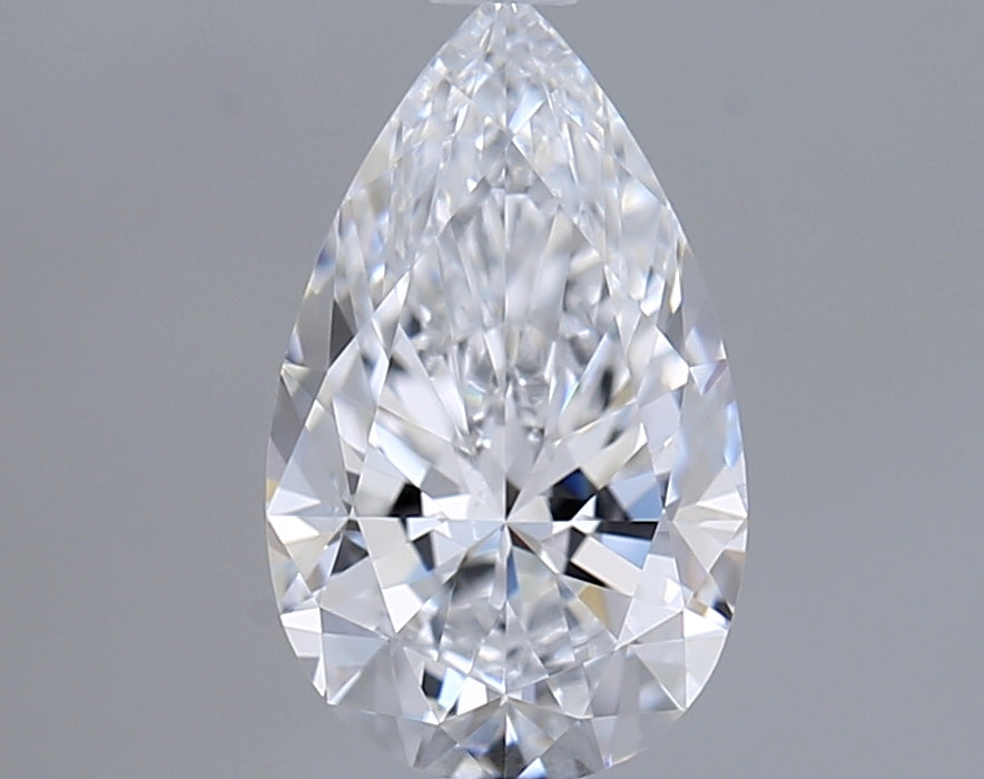 1.01 Carat Pear Shaped, Ideal Cut, D Color, VS2 Clarity, IGI Certified Lab Grown Diamond
