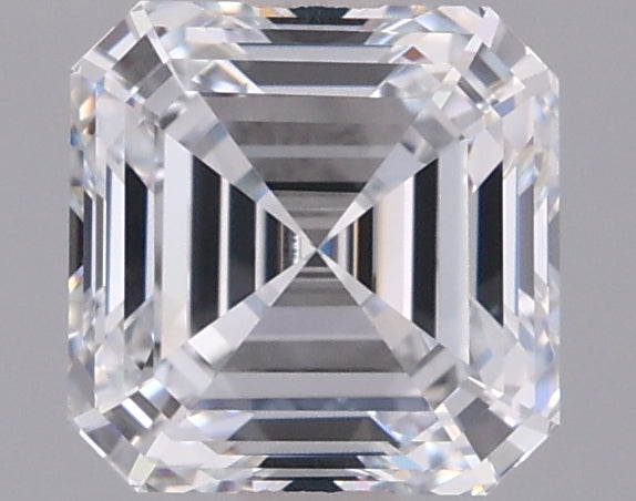 1.55 Carat Asscher Shaped, Ideal Cut, E Color, VVS1 Clarity, IGI Certified Lab Grown Diamond