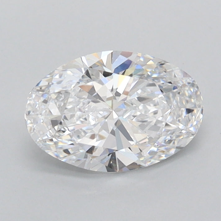 0.97 Carat Oval Shaped, Ideal Cut, D Color, VVS1 Clarity, IGI Certified Lab Grown Diamond