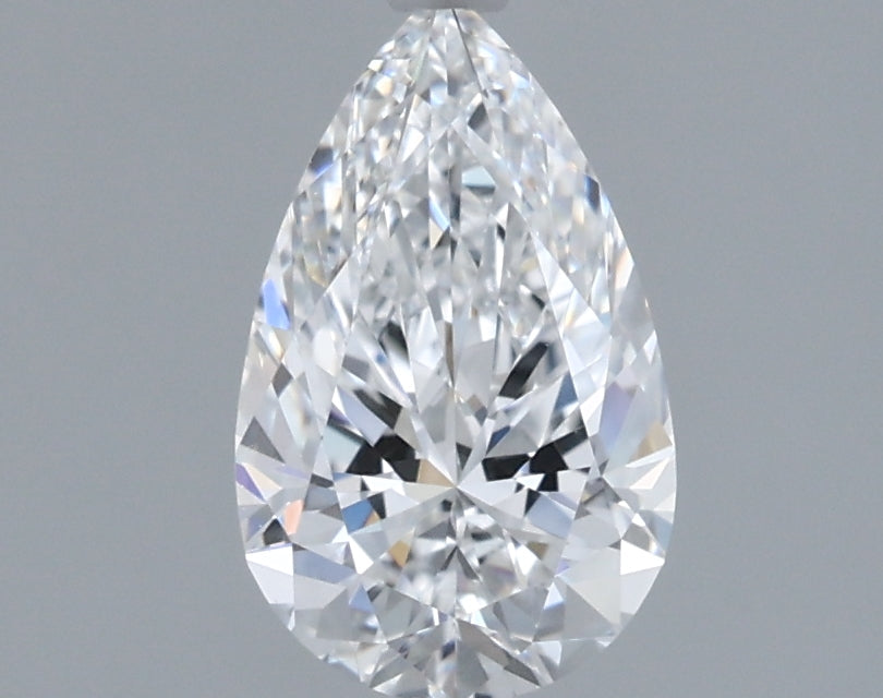 0.92 Carat Pear Shaped, Ideal Cut, D Color, VVS1 Clarity, IGI Certified Lab Grown Diamond