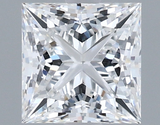 0.92 Carat Princess Shaped, Ideal Cut, D Color, VVS1 Clarity, IGI Certified Lab Grown Diamond