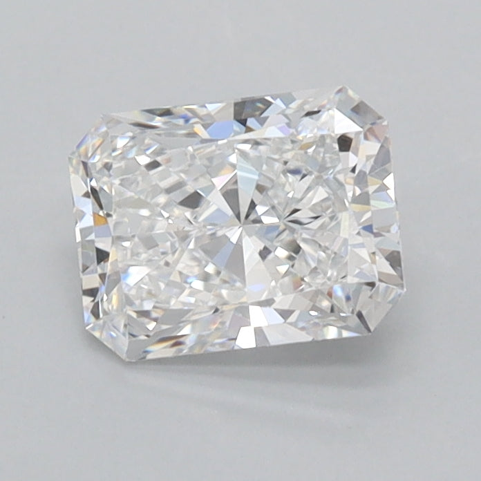 0.98 Carat Radiant Shaped, Ideal Cut, D Color, FL Clarity, IGI Certified Lab Grown Diamond