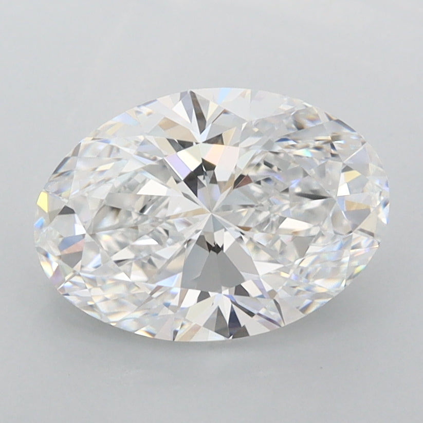 1.80 Carat Oval Shaped, Ideal Cut, D Color, FL Clarity, IGI Certified Lab Grown Diamond