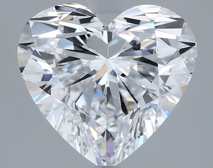 1.87 Carat Heart Shaped, Ideal Cut, D Color, VVS1 Clarity, IGI Certified Lab Grown Diamond