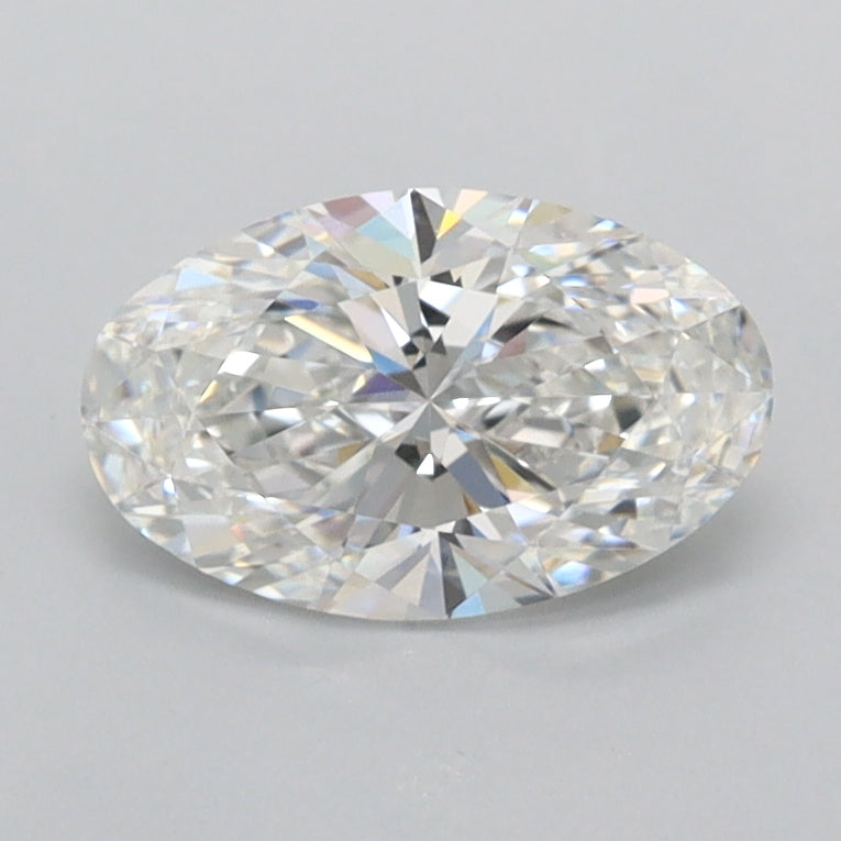 1.08 Carat Oval Shaped, Ideal Cut, E Color, FL Clarity, IGI Certified Lab Grown Diamond