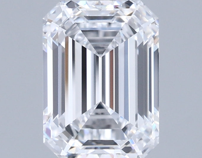 1.51 Carat Emerald Shaped, Ideal Cut, D Color, IF Clarity, IGI Certified Lab Grown Diamond